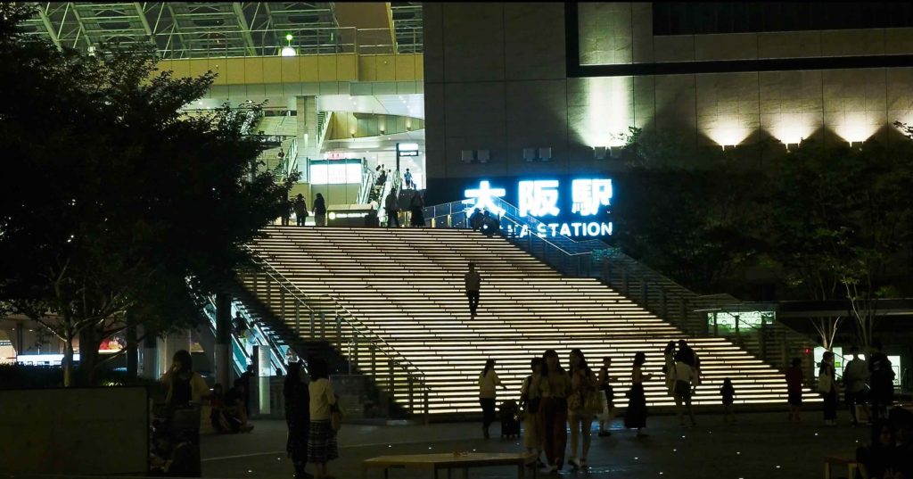 JR大阪駅の夜景