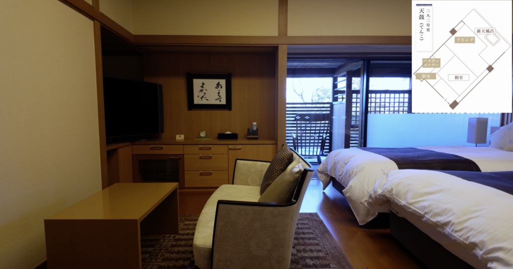 グランディア芳泉 部屋のリビング+寝室